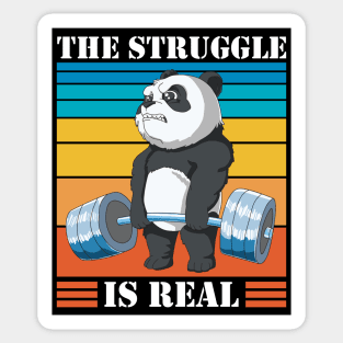 The Struggle is real Sticker